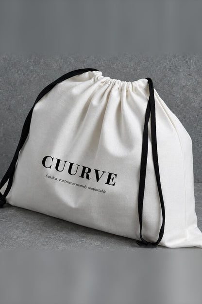 The Cuurve dust bag that comes with every romantasy gown