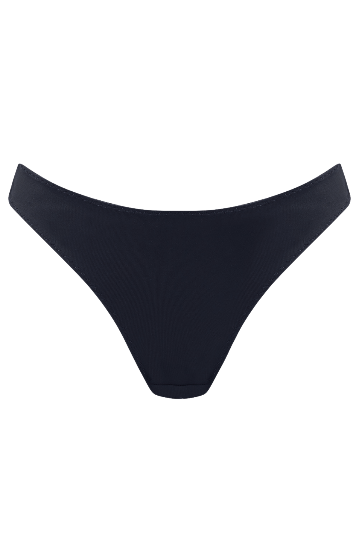 Black Sleek Sophie low-rise brief with a smooth front panel and soft stretch waistband