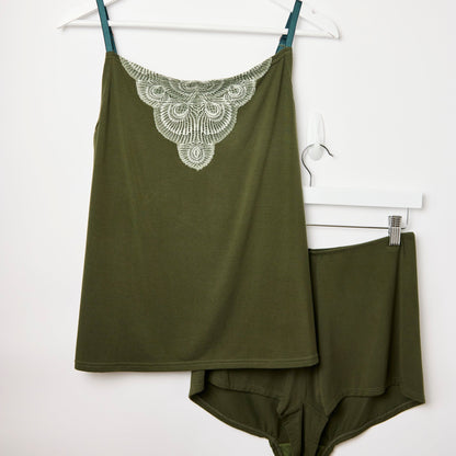 The Calm Clara Cami, a TENCEL™ Modal cowl-neck cami, product photo 6 of 6